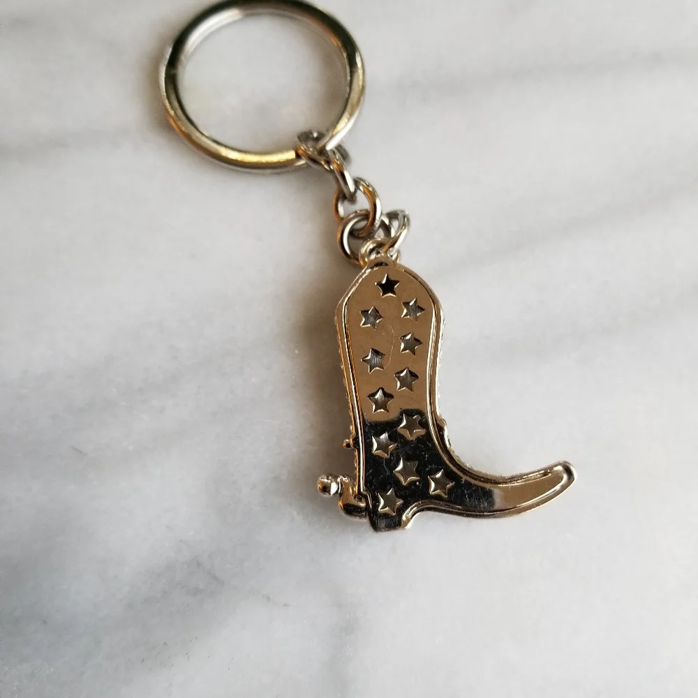 Cowboy boot key chain